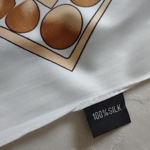 Silk large scarf square 50in x 50in - Picture 2 of 5